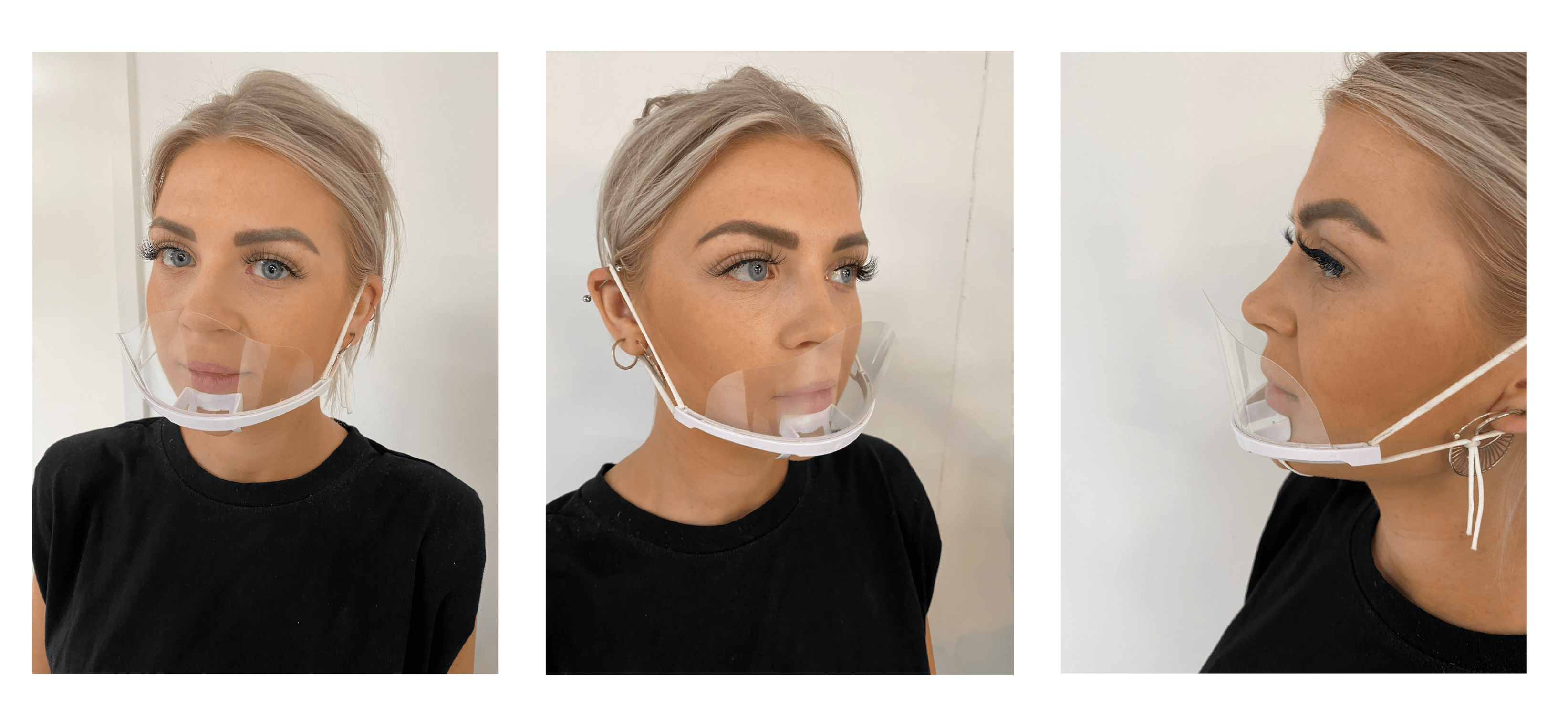 Mundvisir, mund visir, mund og næse visir